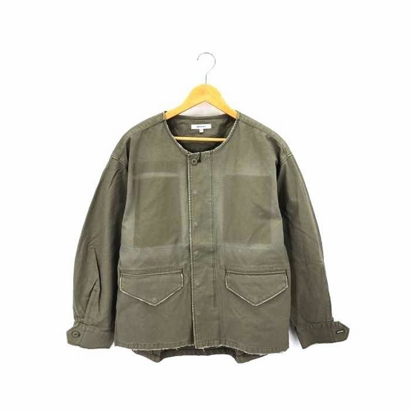 Collarless 2024 military jacket