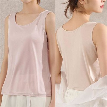 【米蘭精品】現貨+預購 頂級法式緞面背心絲質上衣名媛絲綢冰絲質襯衫-寬肩帶基礎款女上衣6色74lt5