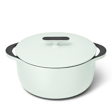 Caraway Enameled Cast Iron 6.5 Qt Dutch Oven with Flat Lid