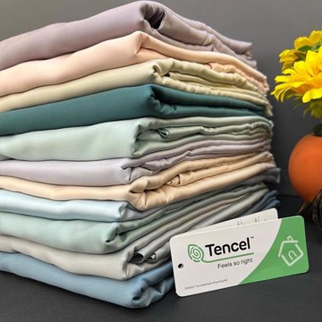 夏季純色100S蘭精天絲床單tencel萊賽爾單人冰絲絲滑床笠三件套4