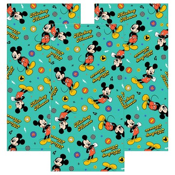 Disney 迪士尼 MICKEY MOUSE 米奇老鼠 大浴巾 050322 120 x 60cm  米奇 綠色  3條
