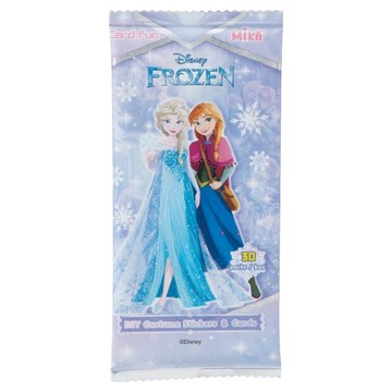Disney 迪士尼冰雪奇緣繽紛貼卡萌創版 第一彈 Set DIY服裝貼紙和卡片  1盒