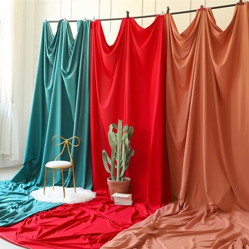 北歐風拍照背景布純色ins網紅直播背景墻 攝影照相掛墻白色無影布