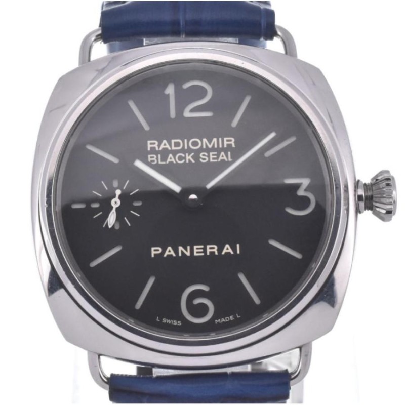 △ パネライ PANERAI PAM00183 ラジオミール ブラックシール 手巻き メンズ 良品 Q#120889 | LINEショッピング