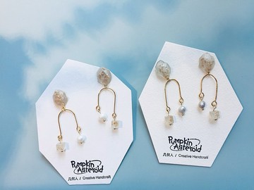 流星幻想系列-雙尾小天秤 耳飾\耳釘