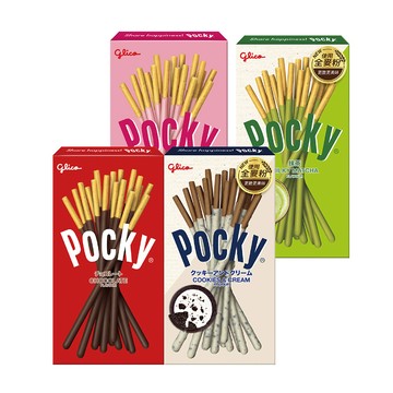 Glico Pocky百奇 巧克力棒 10盒入(巧克力/草莓/抹茶/牛奶餅乾)