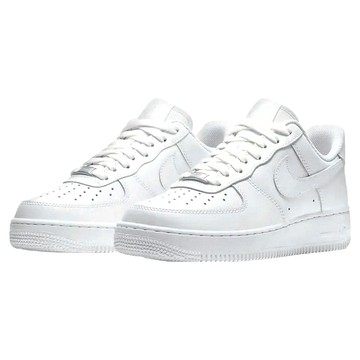 NIKE 耐吉 女款 WMNS AIR FORCE 1 LOW AF1低筒鞋 DD8959-100  23cm  白色