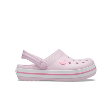 Crocs Crocband Clog K [207006-6GD] 大童 洞洞鞋 輕便 防水 涼鞋 粉紅