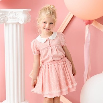 芭蕾舞浪漫點點短裙(吸濕排汗+抗UV)