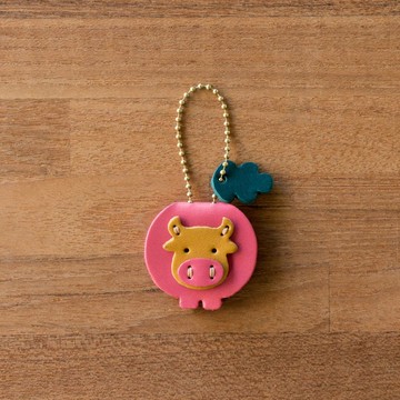 【生日送禮】小牛 你才圓滾滾 動物造型皮革集線器 / W6-036