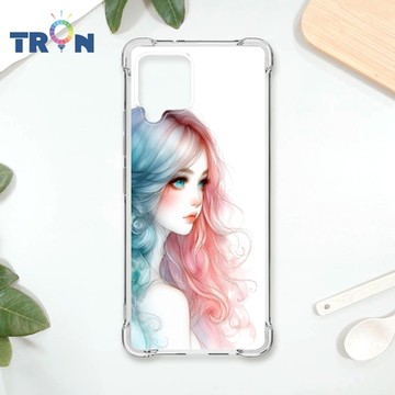 TRON 三星 A42 不愛笑的女孩 四角防摔 軟殼 手機殼