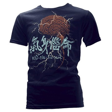 衝台語系列【氣身惱命】T恤-丈青色