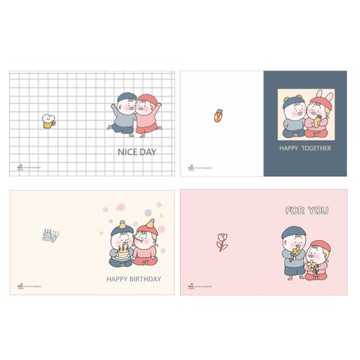 一零的 萬用小卡-NICE DAY/HAPPY TOGETHER/HAPPY BIRTHDAY/FOR YOU