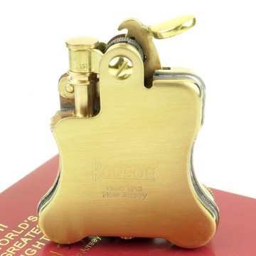 RONSON-Banjo系列-燃油打火機(黃銅款)