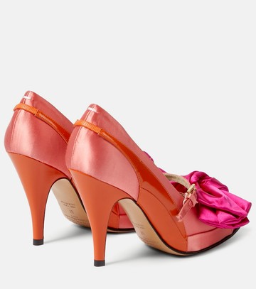 Maison Margiela Tabi Monster satin bow 110 pumps