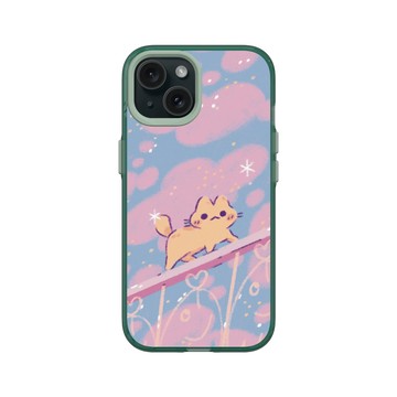 iPhone 15 Clear 憂墨綠 - Jazlynn - 欄杆漫步