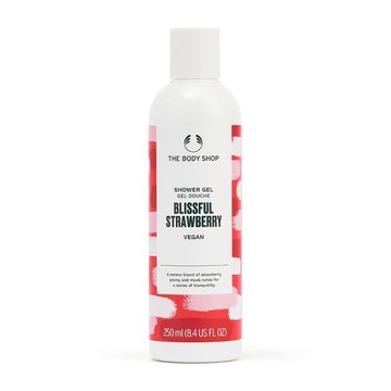 【THE BODY SHOP】花果戀歌草莓&牡丹沐浴膠-250ML