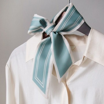 VARVISU 迪娜2 絲滑迷你領巾  均碼(90 x 6 cm)  薄荷