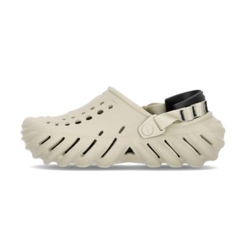 Crocs Echo Clog 男鞋 女鞋 骨白色 輕量 防水 波波克駱格 卡駱馳 中性 涼拖鞋 2079372YJ