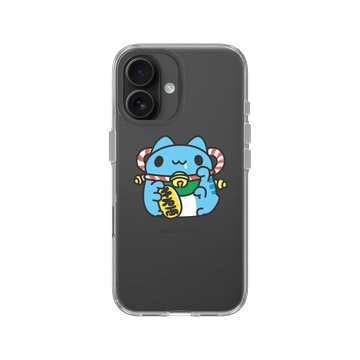 iPhone 16 Clear Case（相機按鈕） 透明 - 貓貓蟲咖波 Bugcat Capoo - 招財咖波