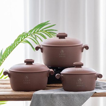 煲王耐高溫古樸無釉砂鍋燉鍋家用明火燉湯陶瓷砂鍋湯盅燉鍋煲仔飯