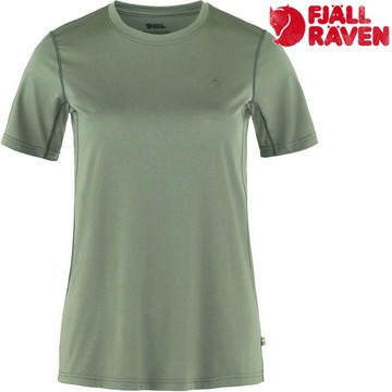 Fjallraven 瑞典北極狐 短袖T恤/排汗衣 Abisko Day Hike 女款 84106 614 綠鏽
