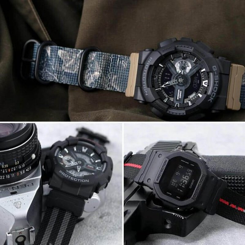 G Shock 対応 ナイロンベルト Zulu ストラップ アダプター カスタム セット Gショック ジーショック 替え バンド 幅 24mm ズールー Nylon Belt 時計 通販 Lineポイント最大0 5 Get Lineショッピング