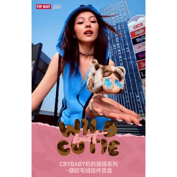 『小昀精品』現貨⭐️POPMART  泡泡瑪特⭐️CRYBABY 豹豹貓貓 系列 哭娃 搪膠掛件 ~  情人節禮物