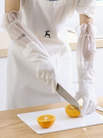 洗碗手套女夏天刷碗家務家用廚房耐用洗衣服橡膠清潔乳膠防水膠皮