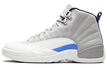 JORDAN 12 RETRO GREY UNIVERSITY BLUE