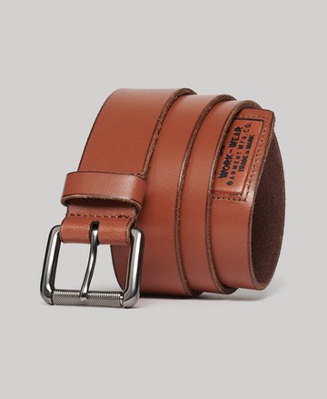 Superdry Men's Men's Badgeman Belt Tan - Size: M