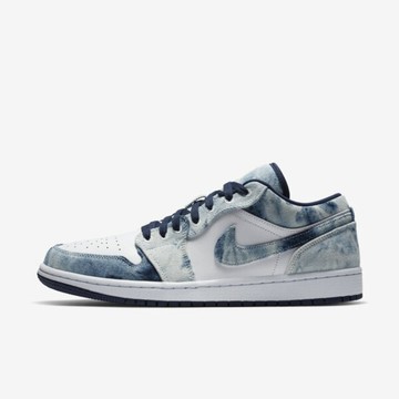 Nike Air Jordan 1 Low SE CZ8455-100 男 休閒鞋 運動 水洗丹寧 牛仔布 白藍