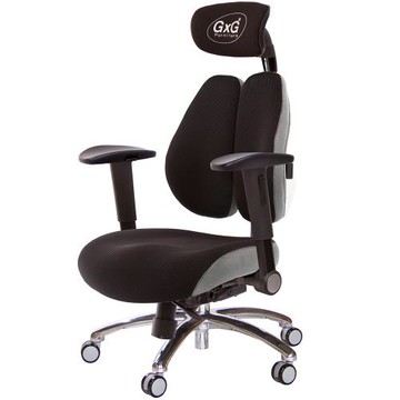 GXG 雙軸枕 DUO KING 記憶棉工學椅(鋁腳/摺疊滑面扶手)  TW-3608 LUA1J