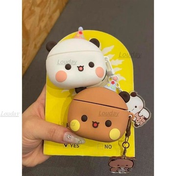 🐏熱門新品🐏一二布布周邊 一二布布耳機殼 一二布布保護殼  小熊布布適用airpods pro3airpods4
