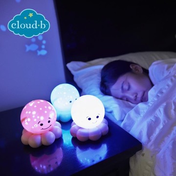 安睡小夜燈 八爪魚星空投影燈寶寶睡眠安撫玩偶安睡夜燈嬰幼兒哄睡玩具 歐歐流行館