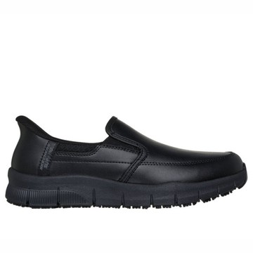 Skechers 思克威爾 Nampa SR [108235WBLK] 女 工作鞋 寬楦 黑