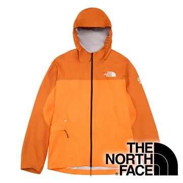 【THE NORTH FACE 美國】男單件式FUTURELIGHT連帽防水外套『鐵銅橘』NF0A86WG