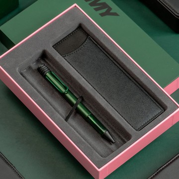【雷雕刻字】LAMY 原子筆 單入筆套禮盒 /AL star 2026  松木綠
