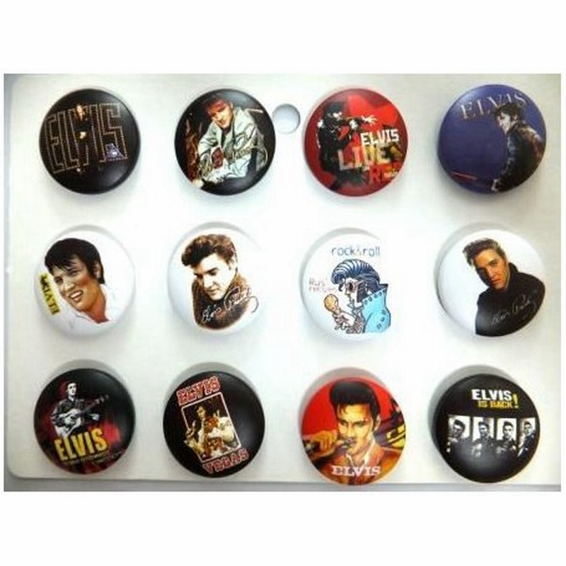 ロック バンド 缶バッジ Sサイズ１２個セット Elvis 通販 Lineポイント最大get Lineショッピング