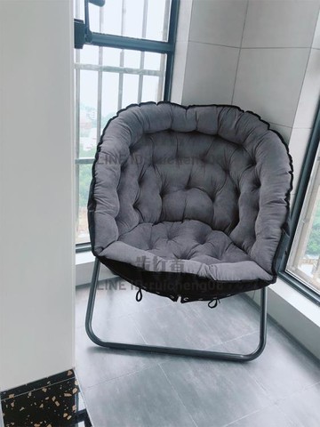 懶人沙發 椅子臥室家用單人陽臺休閒電腦椅房間榻榻米折疊躺椅【步行者戶外生活館】