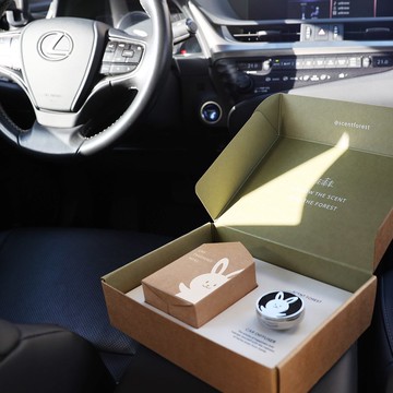 【全新上市】質感金屬車用香氛 - 小萌寵造型