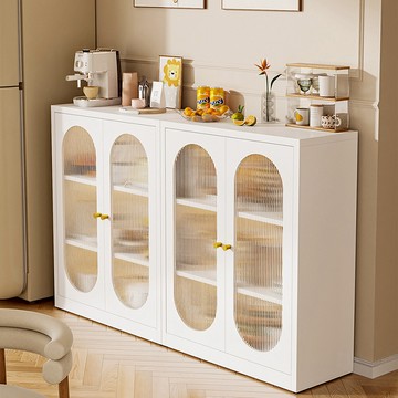 【AOTTO】法式復古鐵製雙開門餐邊收納櫃(TA-702W)