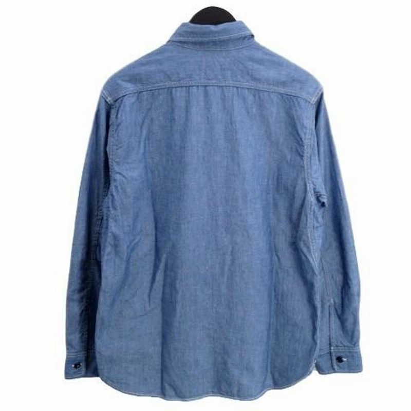 値下げ SASSAFRAS ササフラス　長袖シャツ　S 未使用 SASSAFRAS ササフラス C&P.O. APRON SHIRT SF-181306
