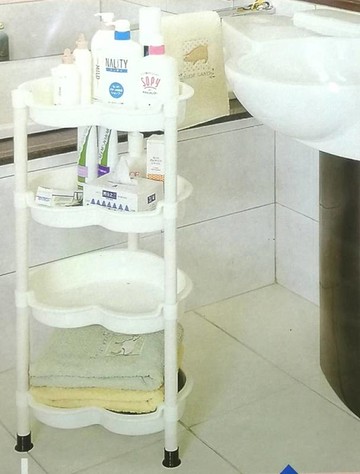 佳斯捷 歡心四層物品架 7981-4【62798159】收納層架 居家收納 浴室收納 置物架 層架《八八八e網購