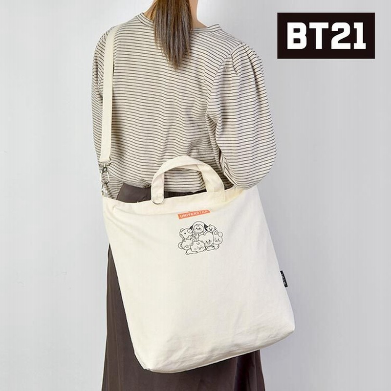 Bt21 グッズ ショルダーバッグ キャンバス トートバッグ 鞄 バッグ 通学 通勤 中学生 高校生 大人 子供 小学生おしゃれ かわいい 斜め掛け バッグ 2way 大容量 通販 Lineポイント最大0 5 Get Lineショッピング