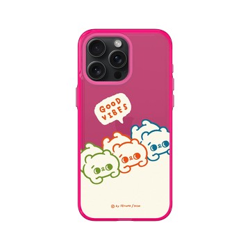 iPhone 15 Pro Max Clear 粉漾桃 - 爽爽貓 Song Song Meow by SECOND - 加倍好運