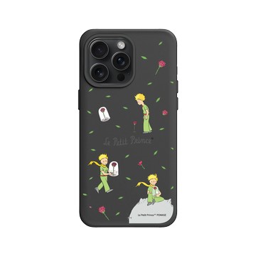 iPhone 15 Pro Max SolidX 黑 - Le Petit Prince 小王子 - 小王子與玫瑰