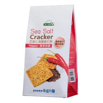 亞麻仁海鹽蘇打餅-椒鹽