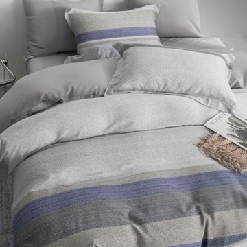 LoveCity 寢城之戀 50支100%萊賽爾天絲  蔚藍都市  6尺  床包+枕套