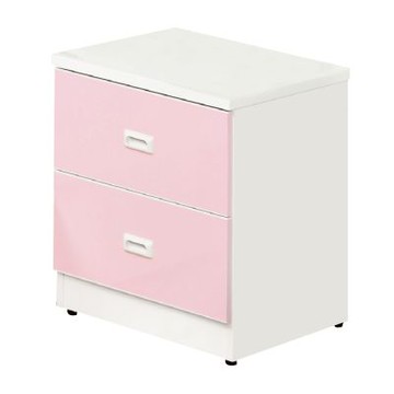 文創集-南亞塑鋼     尼特  南亞塑鋼1.5尺二抽床頭櫃/收納櫃-46x42.8x54.8cm免組